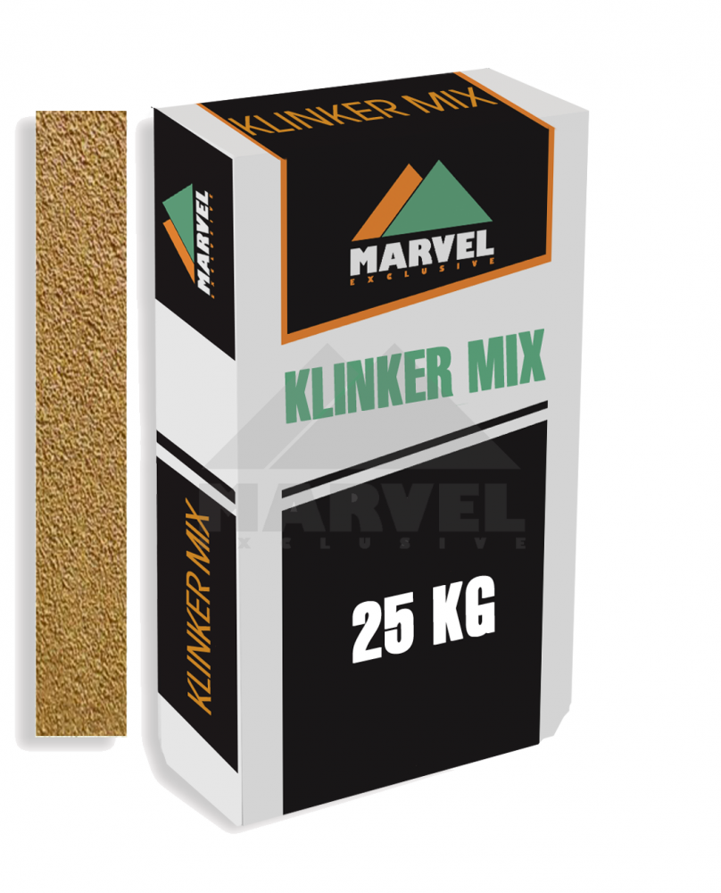Цветной кладочный раствор Klinker Mix KM, светло-коричневый1