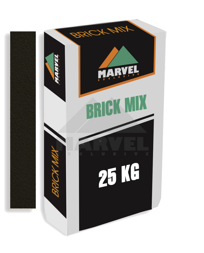 Цветной кладочный раствор Brick Mix BM, черный1