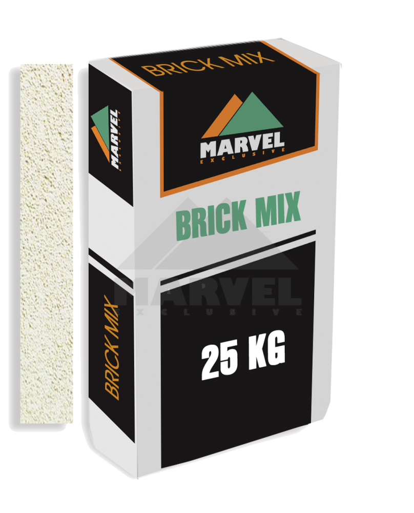 Цветной кладочный раствор Brick Mix BM, белый1