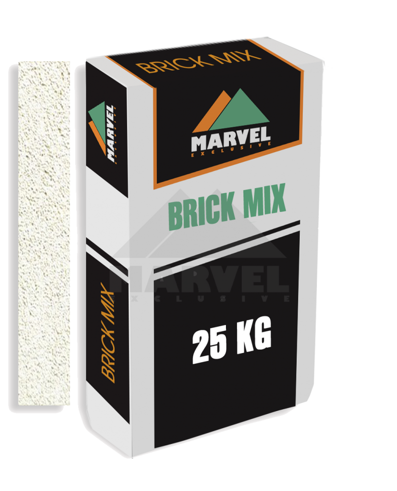 Цветной кладочный раствор Brick Mix BM, экстра белый1