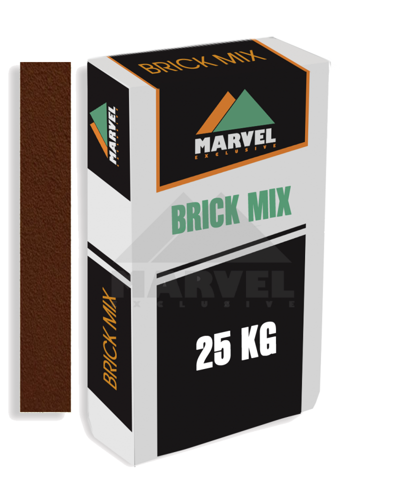Цветной кладочный раствор Brick Mix BM, шоколадный1