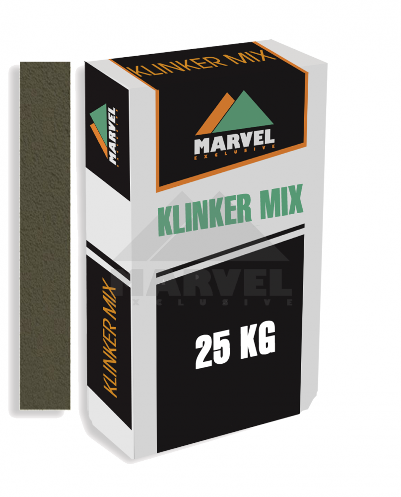 Цветной кладочный раствор Klinker Mix KM, темно-серый1