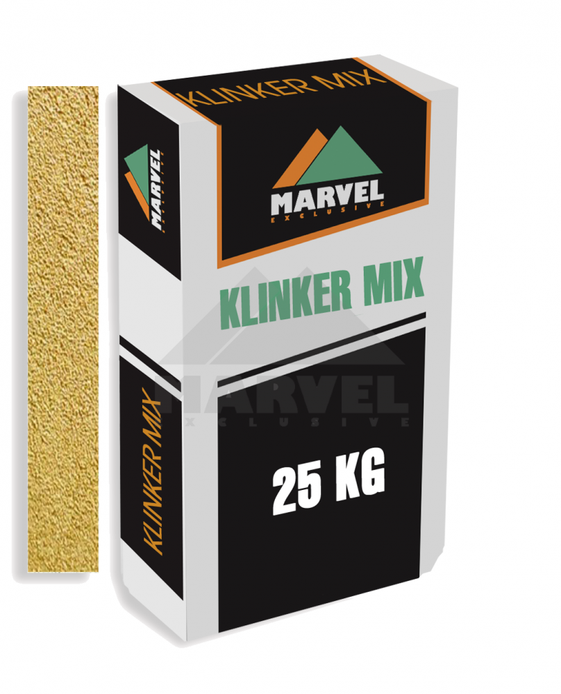 Цветной кладочный раствор Klinker Mix KM, кремово-желтый1