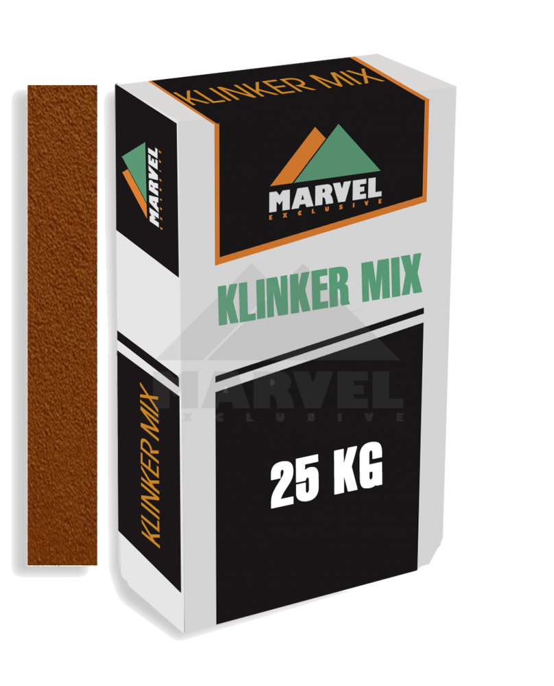 Цветной кладочный раствор Klinker Mix KM, коричневый1